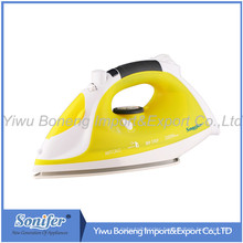 Electric Steam Iron Si106-792 Electric Iron with Ceramic Soleplate (Yellow)